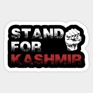 Stand For Kashmir #freekashmir - Straight Outta Kashmir Sticker